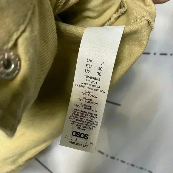 ASOS DESIGN oversized lightweight parka in stone - Picture 5 of 8